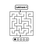 4–8 Yaş Labirent Bulmaca Kitabı (Cevaplarıyla 100 Labirent) – A4 Büyük Boy