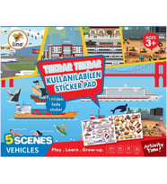 Lino Tekrar Kullanılabilen Sticker Pad Taşıtlar