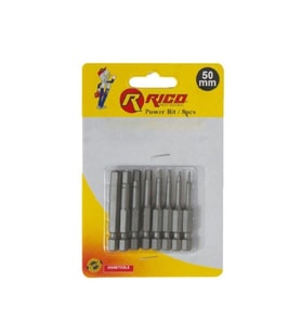 Rico KK1132 Alyan Bits Uç Seti 8 Parça 50mm