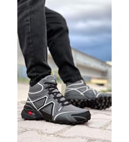 Big King Füme Beyaz Cross X Outdoor Trekking Erkek Bot