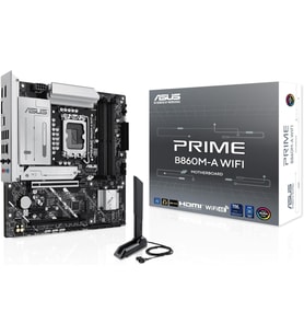 Asus Prime B860M-A Wifi Intel B860 Lga1851 Ddr5 8666 2Xdp Hdmi Çift M2 Usb3.2 Gen 2X2 Wifi 6E + Bt A