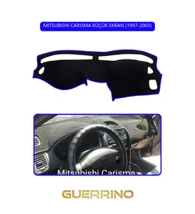 MITSUBISHI CARISMA KÜÇÜK EKRAN 1997-2003TORPİDO KORUMA HALISI MAVİ KENAR