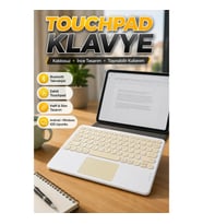Touchpad Özellikli Slim Bluetooth Kablosuz Q Klavye