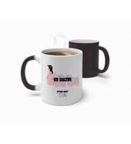 BK Gift Kişiye Özel Anne Adayı Tasarımlı Sihirli Kupa Bardak-2 (Beyaz)