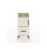 Arges Komodin 2 Raflı Tek Çekmeceli 2 Kapaklı 44x30x96 Aytaşı-Aytaşı