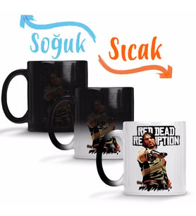 Red Dead Redemption Sihirli Kupa Bardak Porselen