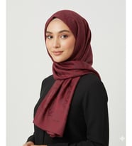 Lyocell Naia Rivela Şal 6080200 (Bordo)