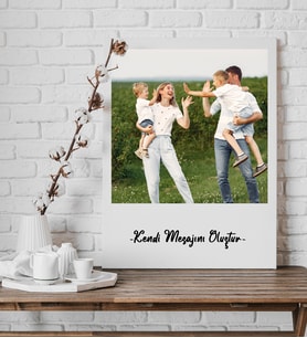 Kişiye Özel Fotoğraflı Kanvas Tablo