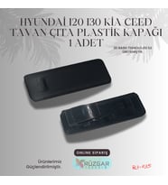 Hyundai I20 I30 Kia Ceed Tavan Çıta Plastik Kapağı 1 Adet (Siyah)