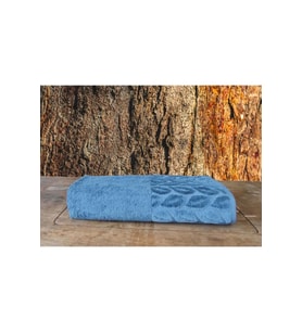 NİVEMESHOME 632 MAVİ 90X150 HAZAL BANYO HAVLUSU NURPAK