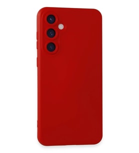 Galaxy S23 FE Kılıf Nano içi Kadife Silikon - Kırmızı