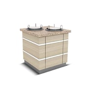 Empero GLT.TD.02 Galata Tabak Dispenseri Nötr 2 Tabak 110x90x90 cm