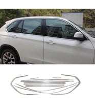 Bmw X5 Uyumlu 2014 2019 Cam Çıtası Kaplama Krom Parça (Karışık)
