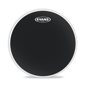 Evans TT16HBG Hydraulic Black 16 İnç Tom Derisi (Profesyonel)  Siyah Bitiş, Yağlı Yapı ile Gereksiz Çınlamaları Önleyen "Fat" Sound Karakteri ve Maksimum Dayanıklılık