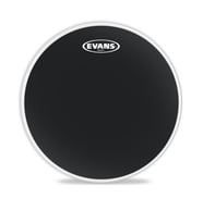 Evans TT16HBG Hydraulic Black 16 İnç Tom Derisi (Profesyonel)  Siyah Bitiş, Yağlı Yapı ile Gereksiz Çınlamaları Önleyen "Fat" Sound Karakteri ve Maksimum Dayanıklılık