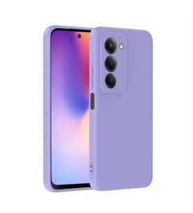 Coverzone Xiaomi Redmi 15 5G ?le Uyumlu K?l?f Z-Mara Lansman Vieri Tam Koruma Arka Kapak Kamera Koruma �?k?nt?l? P�r�zs�z Y�zey Lila