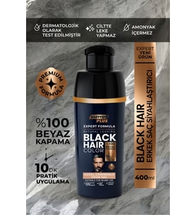 Expert Men Black Hair Color – Siyah Geliştirilmiş Formül / Doğal Görünüm