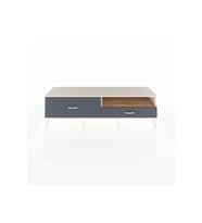 Hyperion TV Ünitesi Tek Raflı 2 Çekmeceli  176x44x51 Aytaşı-Çam/Antrasit