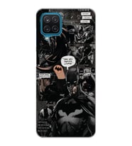 Samsung Galaxy A22 Uyumlu Batman Aesthetic Tasarımlı Şeffaf Telefon Kılıfı