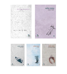 Selim Temo Şiirleri - Kürtçe Şiir Seti - Tüm Set (5 KİTAP) (Krem)