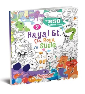 Hayal Et-Çiz-Boya-Süsle 850 Çıkartma -2
