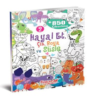 Hayal Et-Çiz-Boya-Süsle 850 Çıkartma -2