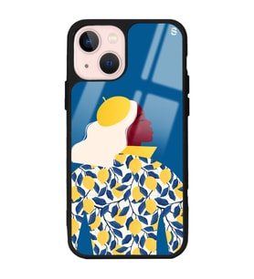 iPhone 13 Lemon Woman Tasarımlı Glossy Telefon Kılıfı