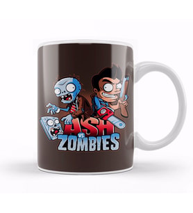 Plants Vs Zombies Ash vs Zombies Kupa Bardak Porselen