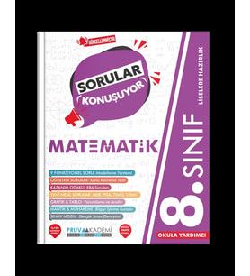 PRUVA AKADEMİ YAYINCILIK 8.SINIF MATEMATİK SORULAR KONUŞUYOR