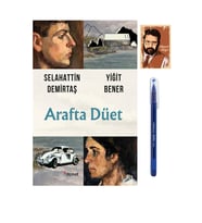 Arafta Düet Kitabı - Selahattin Demirtaş - Dipnot (KALEM VE NOT DEFTERLİ) (Beyaz)