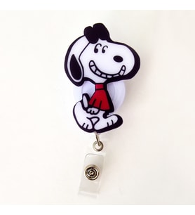 Kırmızı Kazaklı Snoopy Yoyo Yaka Kartlığı