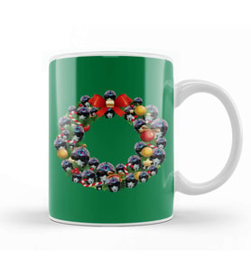 Maverick Top Gun Multiface Christmas Wreath Kupa Bardak Porselen