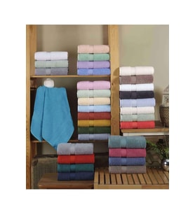 Hobby 1 Adet Colorful El-Yüz Havlusu (50x100)-Mavi
