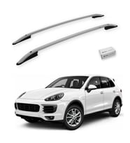 Turtle Porsche Cayenne (92A-E2) 2011-2017 Tavan Çıtası Crown Gri