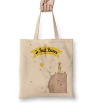Le Petit Prince Küçük Prens Bez Çanta Uzun Saplı