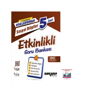 Ankara Yayıncılık 2025-2026 5. Sınıf Sosyal Bilgiler Yeni Nesil Sorularla Güçlendiren Etkinlikli Soru Bankası (Çok Renkli)