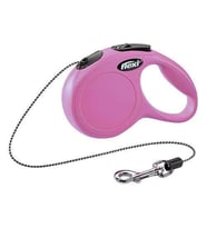 Flexi New Classic İp Pembe XS Gezdirme Tasması 3 Mt