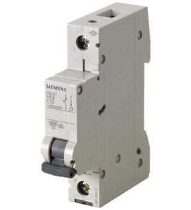 Siemens Sıemens Otomatik Sigorta 5sl6116-7ya 1 Fazlı 16a C Tipi 6ka