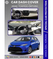 TOYOTA COROLLA (2019+) TORPİDO ÖRTÜSÜ E210 KASA HAYALET EKRANLI DİJİTAL GÖSTERGELİ TORPİDO KORUMA
