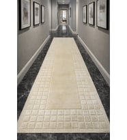 Eko Halı Siena 3D Bow White El Dokuma Yolluk (Beyaz)
