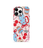 iPhone 14 Pro Vorian Çift Katmanlı MagSafe Kılıf Dolce Cherry Picnic