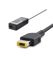 20V 4.5A 90W Laptop Adaptörü - Usb Tip Sarı Kare Uç - IBM Uyumlu - Siyah HD784