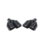 BMW -bmw- Egzoz Ucu &Ccedil;iftli 100mm Siyah OEM Kalite M BMWM03HD Wender
