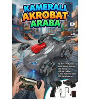 Uzaktan Kumandalı Kameralı Araba Wifi FPV Akrobat Drift Aracı Şarjlı Işıklı 360 Derece Dönen Oyuncak