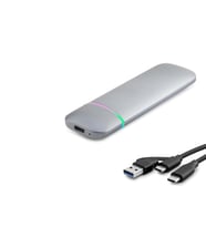 SSD Kutu Type-C 3.1 + Usb3.0 Nvme + Ngff M2 Chıp Rtl9210B Gri HDX1772