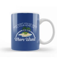 Anchorman Whore Island Ron Burgundy Kupa Bardak Porselen