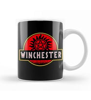 Supernatural Jurassic Park Winchester Kupa Bardak Porselen
