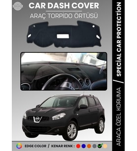 NİSSAN QASHQAİ J10 (2007-2013) Torpido Örtüsü Ön Göğüs Koruma Araca Özel Çatlamayı Önler Kaymaz