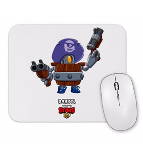Brawl Stars Darryl Mouse Pad