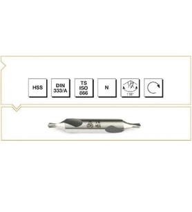 Makina Takım HSS DIN 333/B R Punta Matkabı 2.5 mm